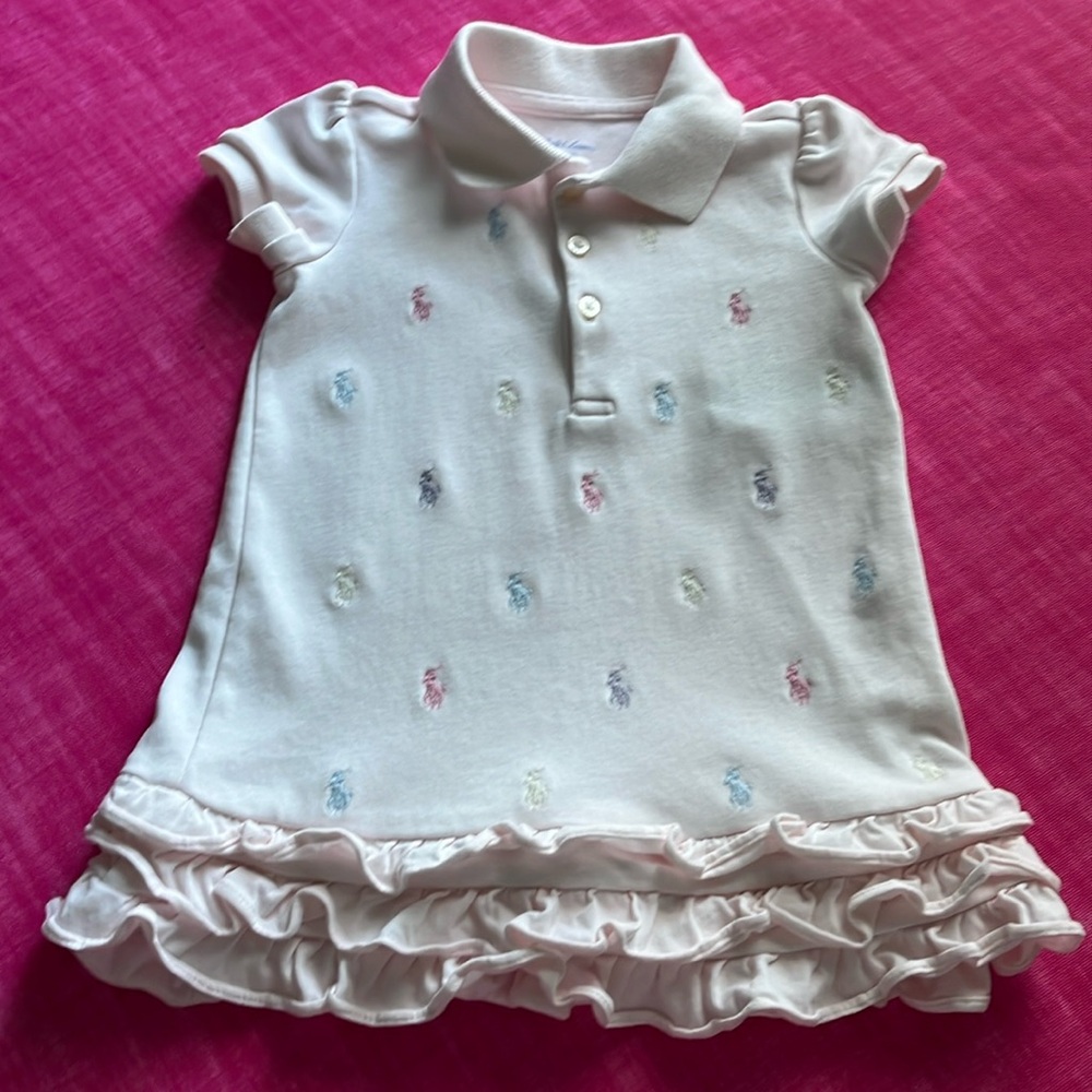 EUC! Ralph Lauren polo dress (baby girl 12mo)